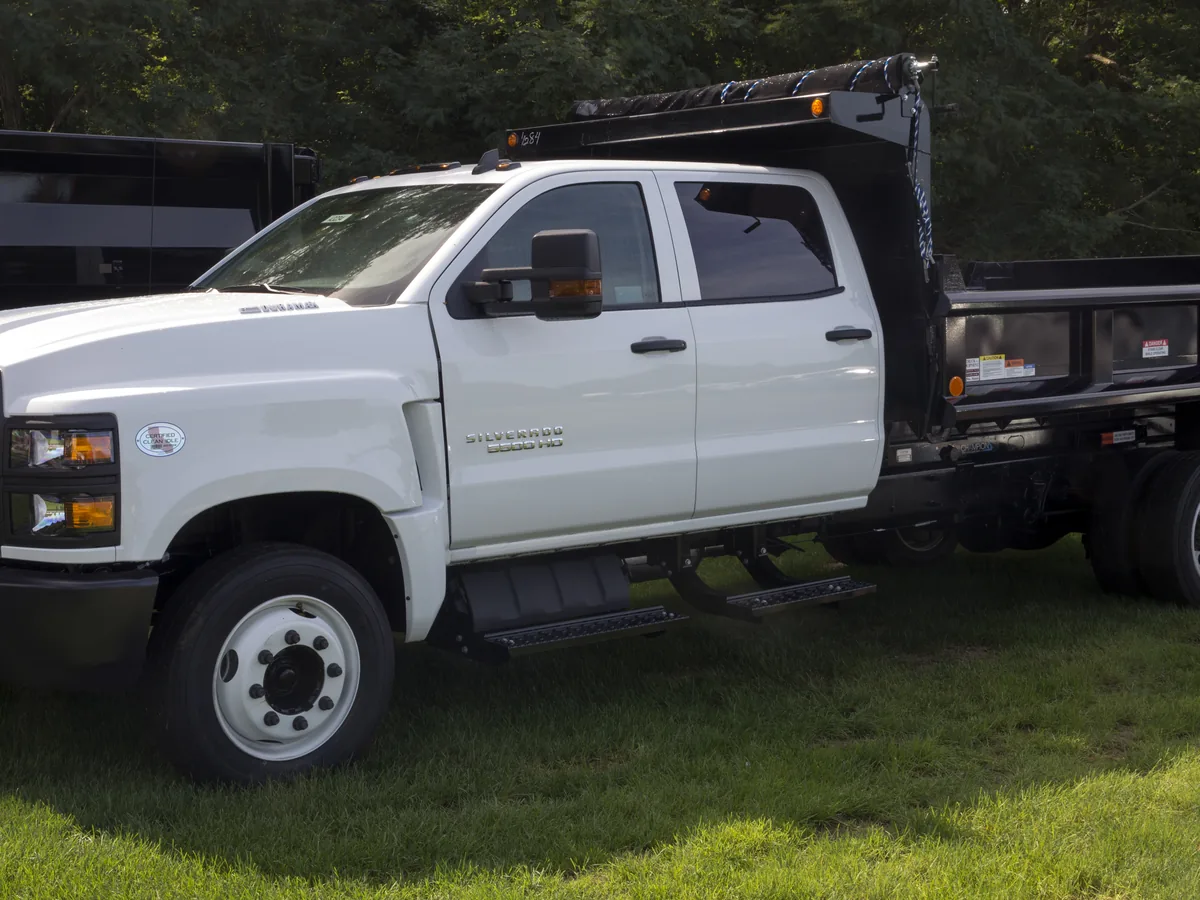 Chevrolet Silverado dump truck