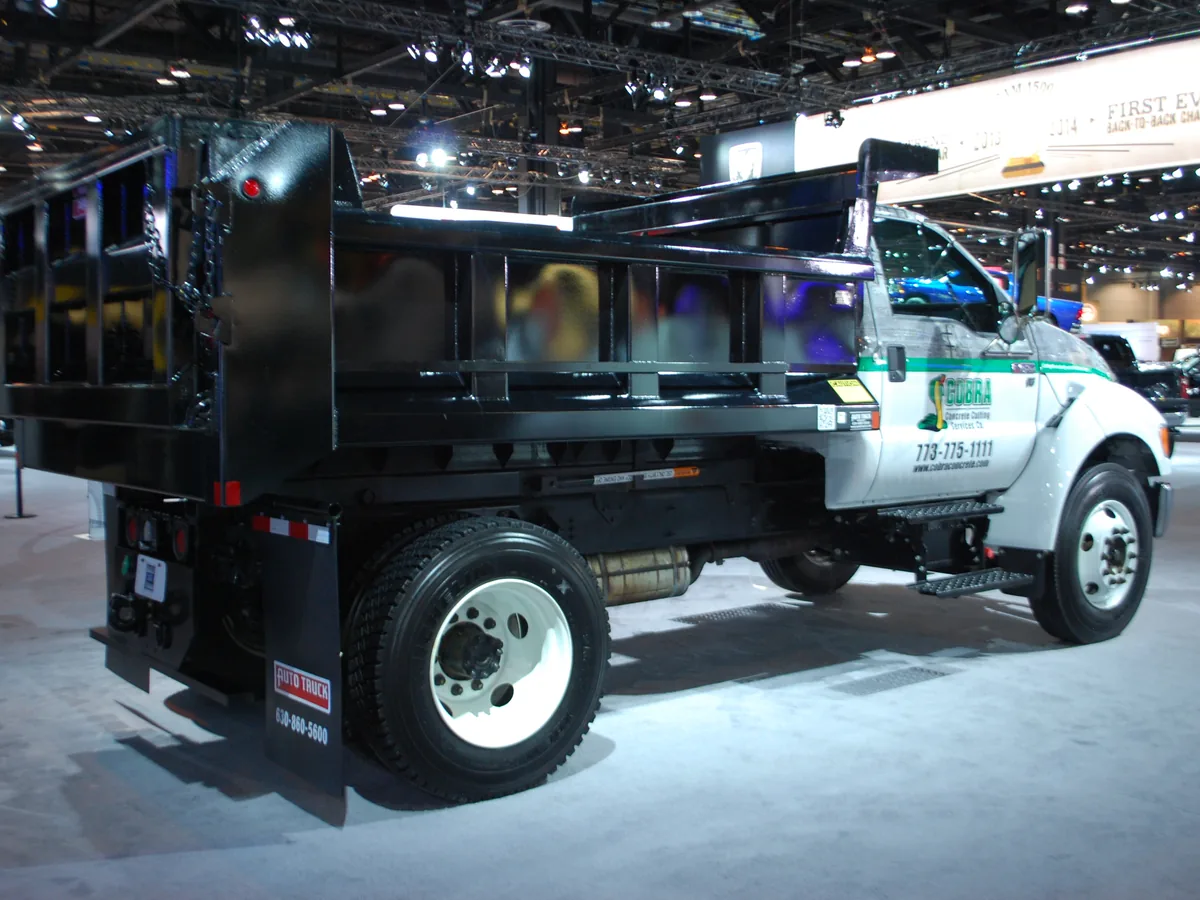 Ford chassis-cab dump truck