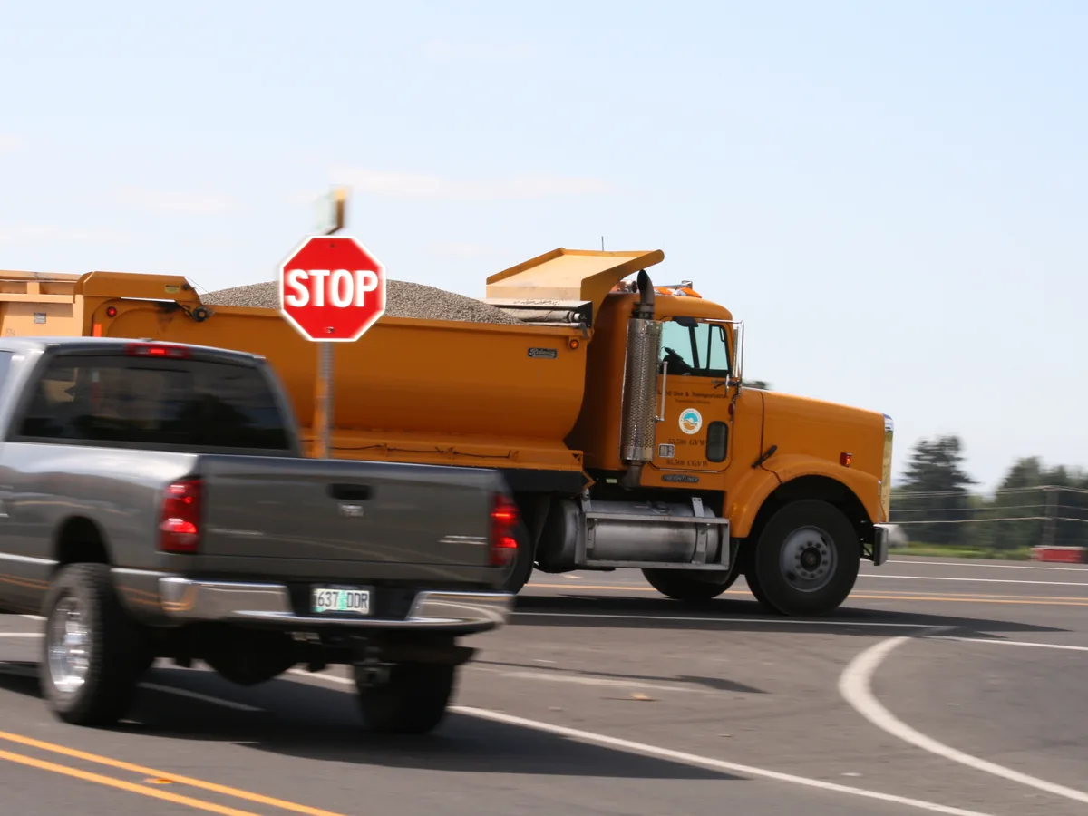 Freightliner severe-duty dump truck