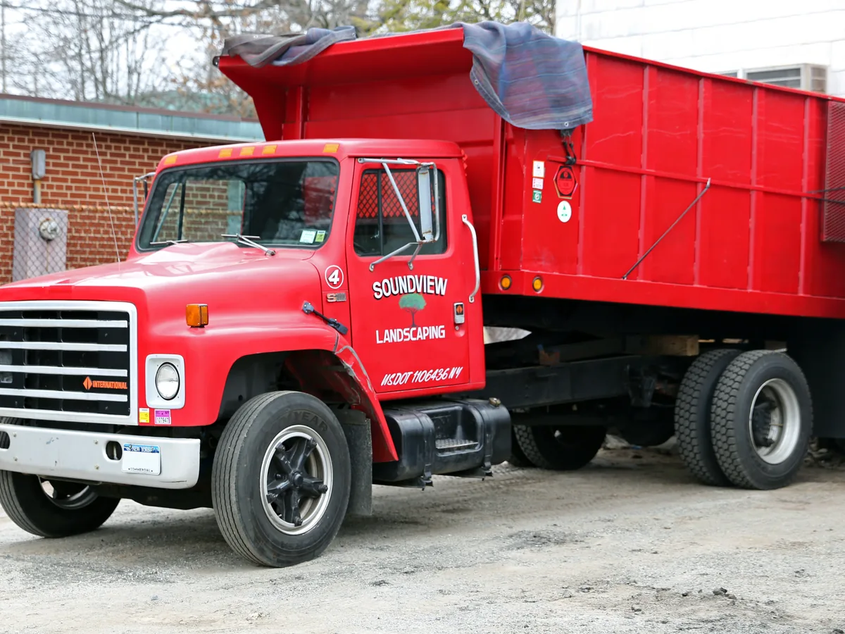 International dump truck