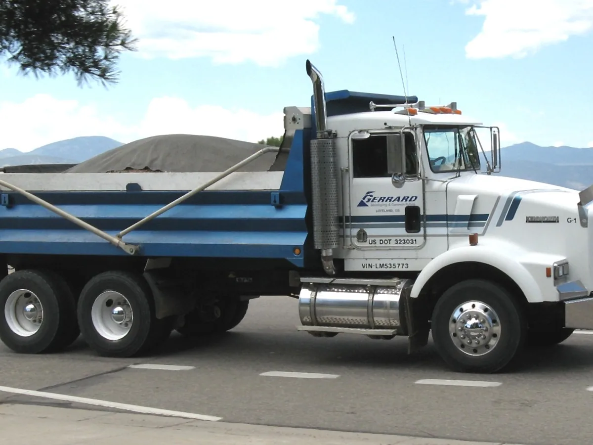Kenworth dump truck